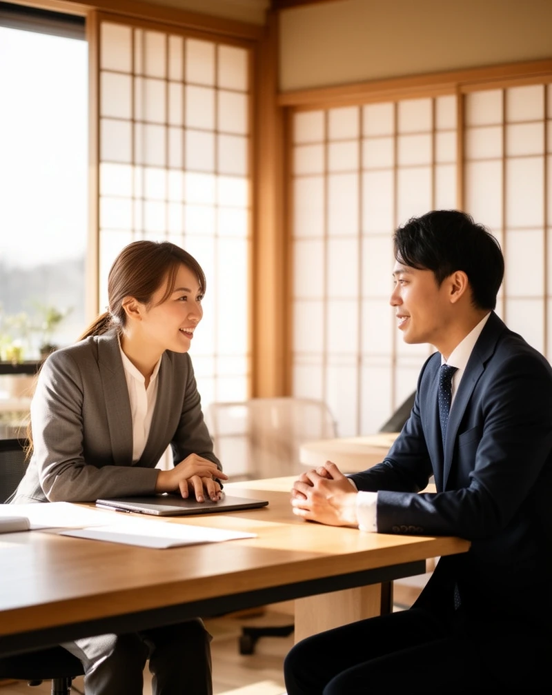 ビジネスネットワーキングの様子